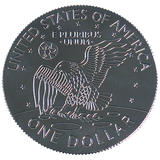 Eisenhower Palming Coin (Dollar Sized)by You Want it We Got it - Trick