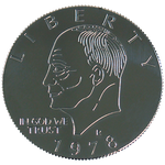 Eisenhower Palming Coin (Dollar Sized)by You Want it We Got it - Trick