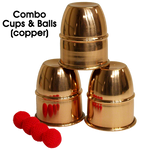 Combo Cups & Balls (Copper) by Premium magic - Trick