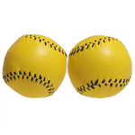 Chop Cup Balls Yellow Leather (Set of 2) by Leo Smetsers - Trick