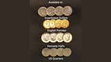 Symphony Coins (English Penny) Gimmicks and Online Instructions by RPR Magic Innovations - Trick