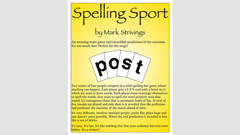 SPELLING SPORT STAGE by Mark Strivings - Trick