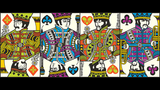 The Beatles (Orange) Playing Cards by theory11