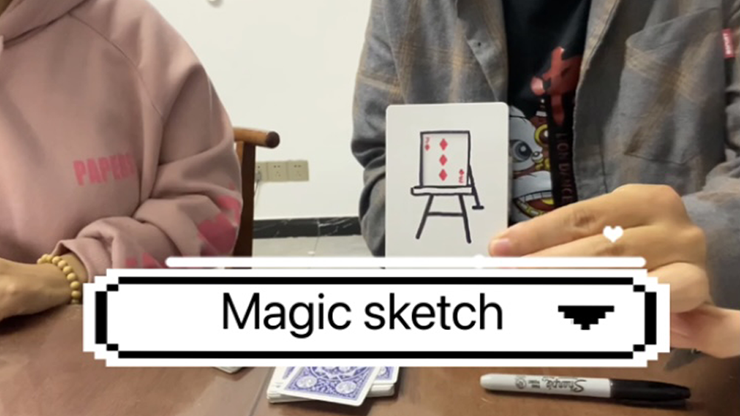 Magic Sketch by Dingding - Video Download | Fantasma Magic