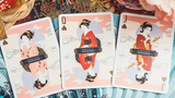 The Great Wave off Kanagawa V3 (Autumn Maple / Peachy Pink) Playing Cards