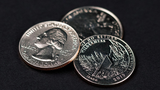 Triad Coins (Quarter) by Joshua Jay and Vanishing Inc.