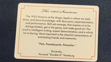 The 1902 Sessions Deck by The Magic Apple