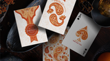 Paisley Ton sur Ton Poudre Orange workers Deck