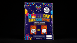 Birthday Silk Surprise REFILL (10 Silks) by PlayTime Magic DEFMA (Pink)