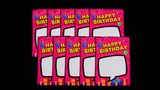 Birthday Silk Surprise REFILL (10 Silks) by PlayTime Magic DEFMA (Pink)