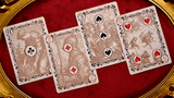 Wars of the Roses (2nd Edition Red Tuck- Gilded ) Playing Cards