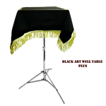 Black Art Table (moving well) - Trick