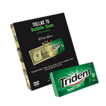 Dollar to Bubble Gum (Trident) by Twister Magic - Trick