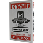 Jumbo Invisible Deck Bicycle (Red) - Trick