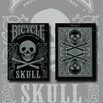 Bicycle Skull Metallic (Silver) USPCC by Gambler's Warehouse