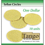 Teflon Circles Dollar size 10 units (T002) by Tango