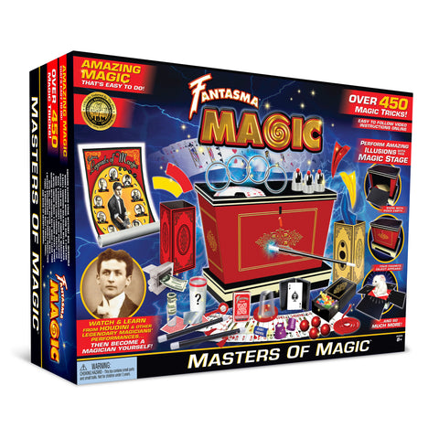 Masters Of Magic Kit With Houdini Poster
