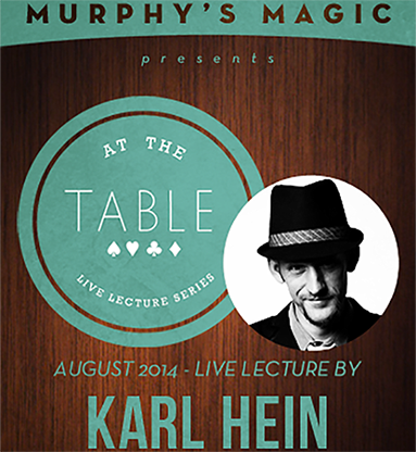 At the Table Live Lecture - Karl Hein 8/6/2014 - video DOWNLOAD