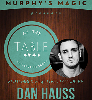 At The Table Live Lecture - Dan Hauss 9/10/2014 video DOWNLOAD