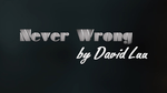 Never Wrong by David Luu video DOWNLOAD