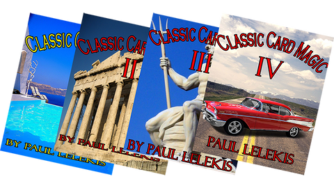 THE TOTAL PACKAGE by Paul A. Lelekis The Classics of Card Magic Volumes I, II, III, IV eBook DOWNLOAD